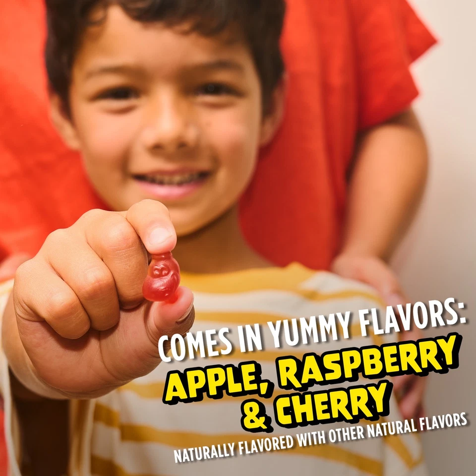 Picapiedra Gomitas Agrias Niños Vitaminas, Multivitamínico para Niños, 180 Ct Foto 4 de 4