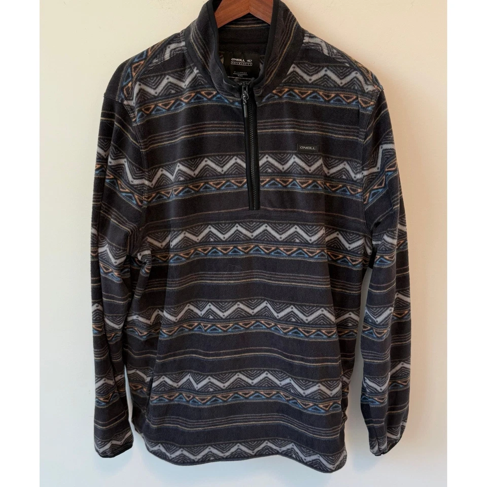 Pullover polar O'Neill Aztec Trvlr Conway cuarto cremallera para hombre talla XLarge Foto 4 de 4