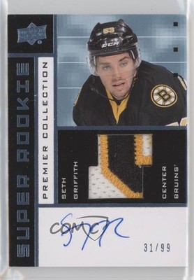 2014-15 Premier 2002-03 Super Rookie Tribute 31/99 Seth Griffith Patch Auto 03hd