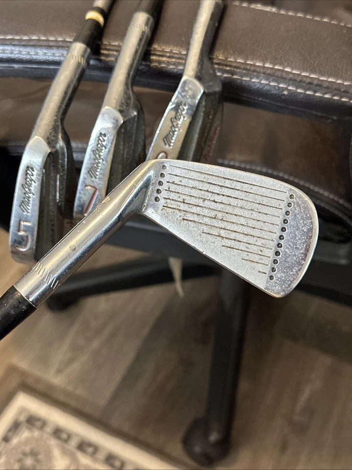 MacGregor Jack Nicklaus Premier 3 5 7 9 Iron Set Built In Action Steel Shafts - Image 4 of 4