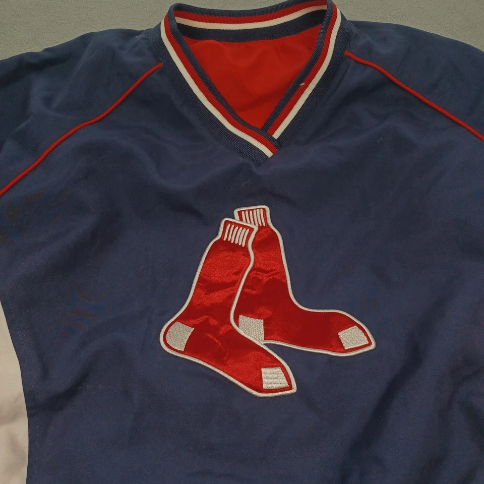 Boston Red Soxs Sweater Mens Medium Blue Pullover MLB Baseball - Image 4 of 4