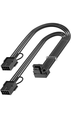 16Pin GPU RTX 4070 Super Power Adapter Cable 90 Degree PCIE 5.0 16Pin Male