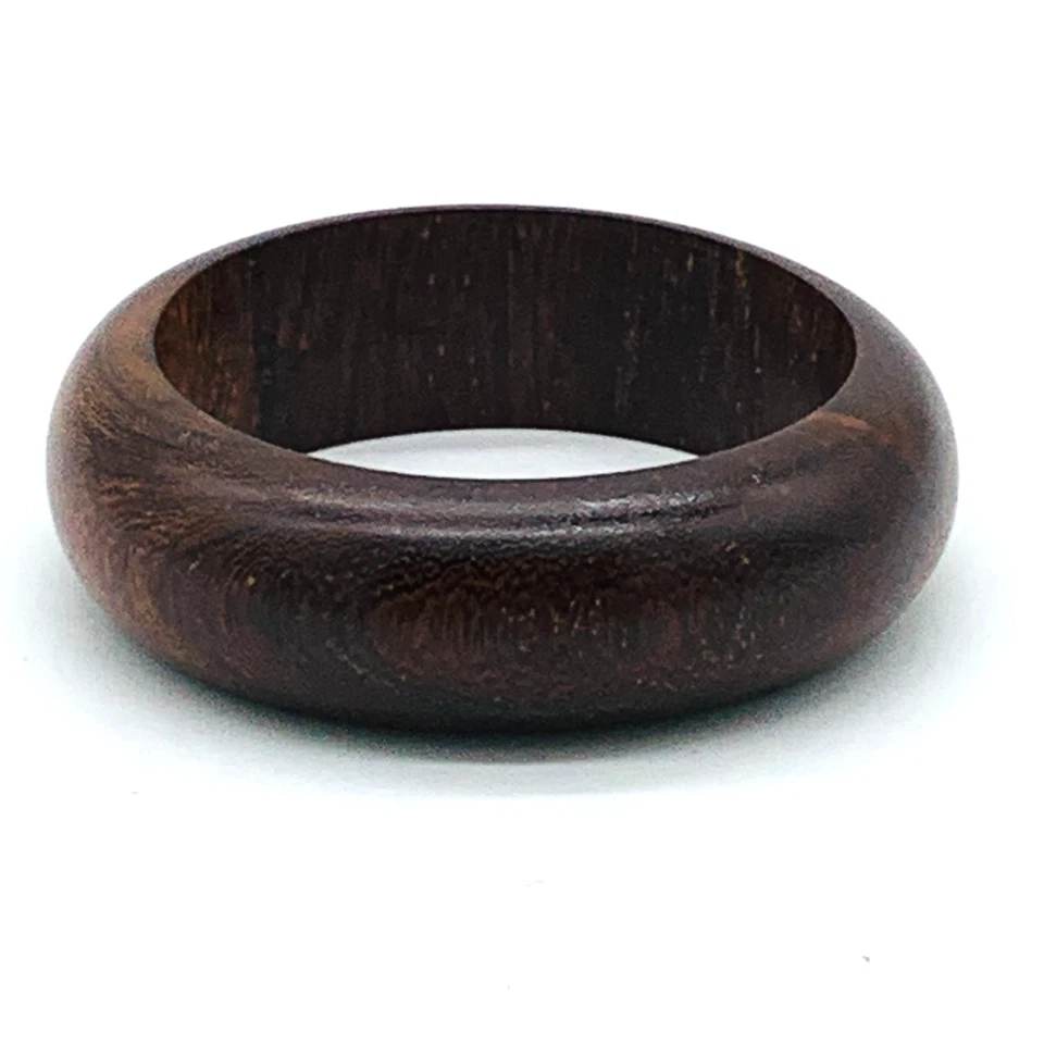 Brazalete Boho Grueso Grueso Madera Vintage S3 Foto 3 de 4