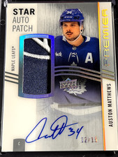 2023-24 Upper Deck Premier Acetate Star Patch Auto 08/10 Matt Boldy Auto