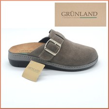 Pantofole da donna GRUNLAND ciabatte con plantare estraibile scamosciate fibbia