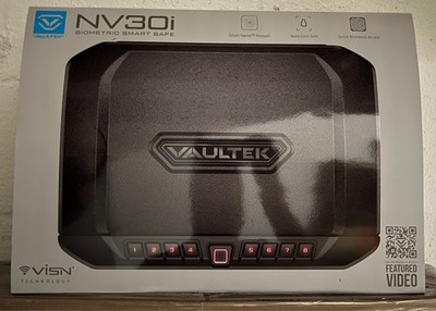 Vaultek NV30i ViSN WiFi Biometric Smart Safe   Brand New Sealed