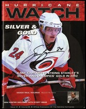 Журналы 2001 Sami Kapanen Hockey Signed