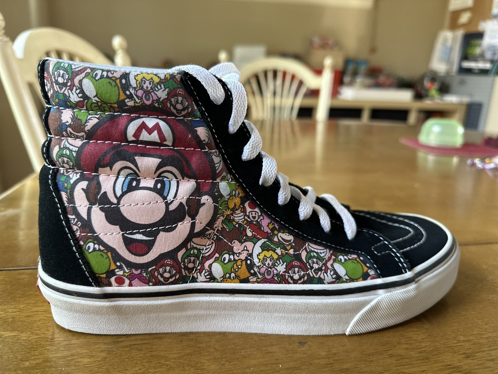 Vans Sk8-Hi X Nintendo (Mario and Luigi) Sneaker, Men 8/W 9.5 (Rare) image 5