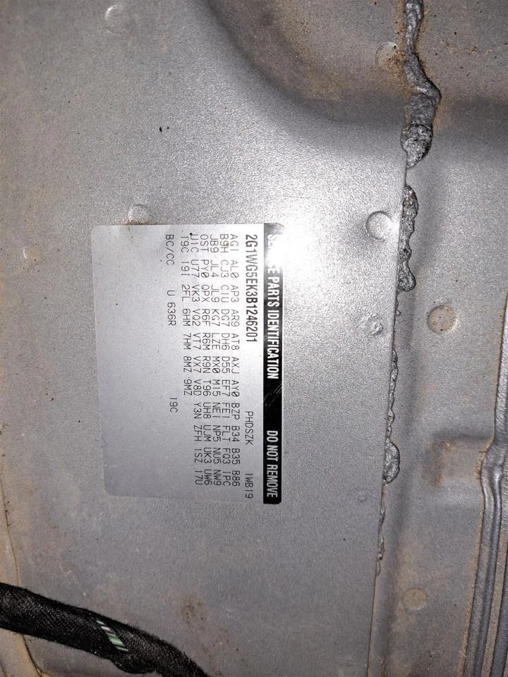 Cilindro maestro de freno Impala Sku #4105585 2011 Foto 4 de 4