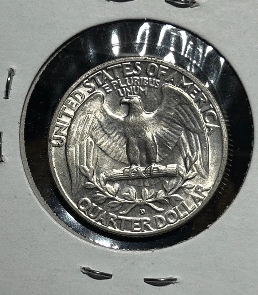 1954-D WASHINGTON SILVER QUARTER ~ BU TO CH/BU ~BEAUTIFUL COIN~ - Image 2 of 2