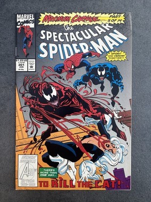 The Spectacular Spider-Man #201 (1993)   Maximum Carnage   Venom   VF/NM