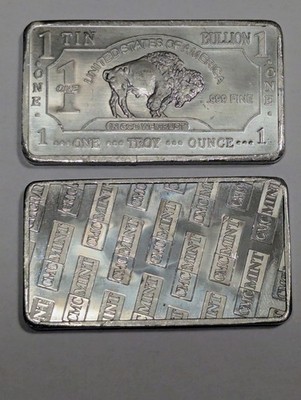 Zinn Barren 99,99 Rein 1 Troy Ounce 