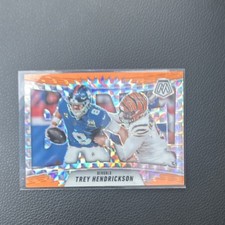 Panini Mosaic 2025 Bang! Orange Prizm Trey Hendrickson #1 Bengals Football Card