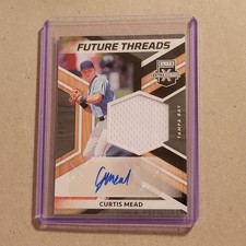 2022 Panini Elite Extra Edition Future Threads Curtis Mead Auto RC FTS-CM