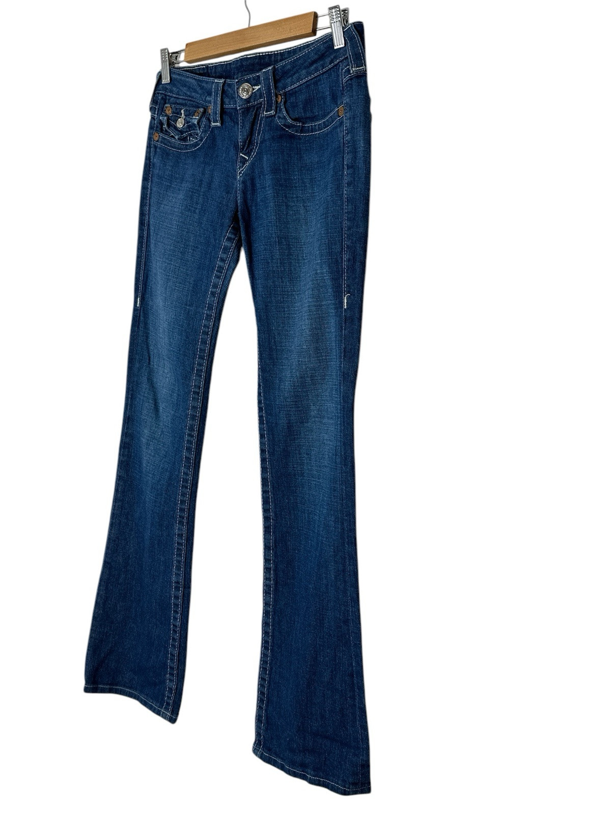 True Religion Jeans Women Size 27 Stretch Boot Cut Skinny Rodeo Cowgirl Low Rise thumbnail 8