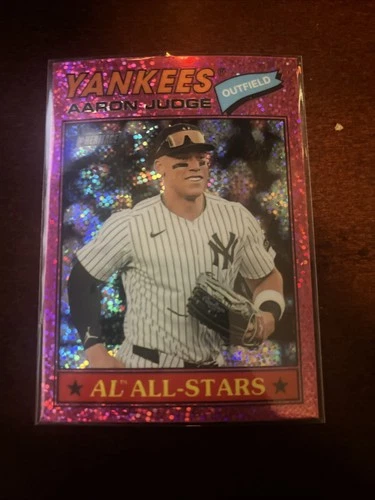 2026 Topps Heritage Aaron Judge Pink Sparkle Glitter All-Stars #10