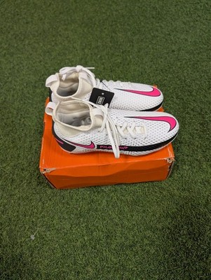 Nike Jr Phantom GT Academy DF FG/MG - White/Black/Pink | eBay