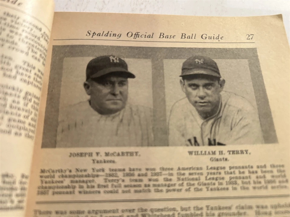 1938 SPALDING BASEBALL Guide Cardinals JOE MEDWICK Yankees DIMAGGIO Lou GEHRIG - Imagem 4 de 4