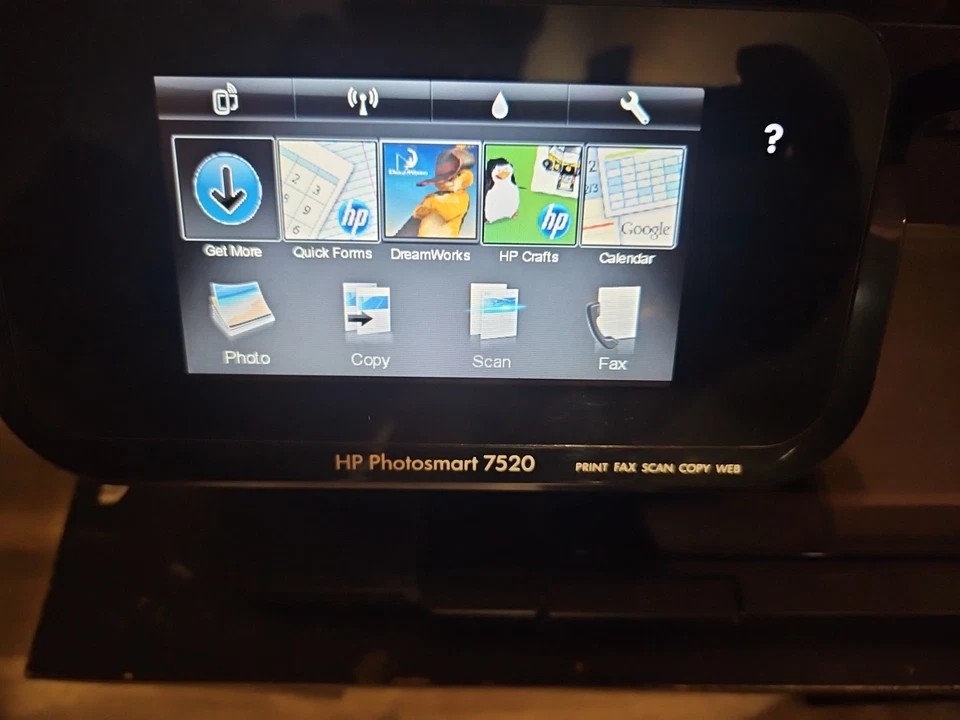 HP Photosmart 7520 All-in-One Tintenstrahldrucker - Bild 2 von 4