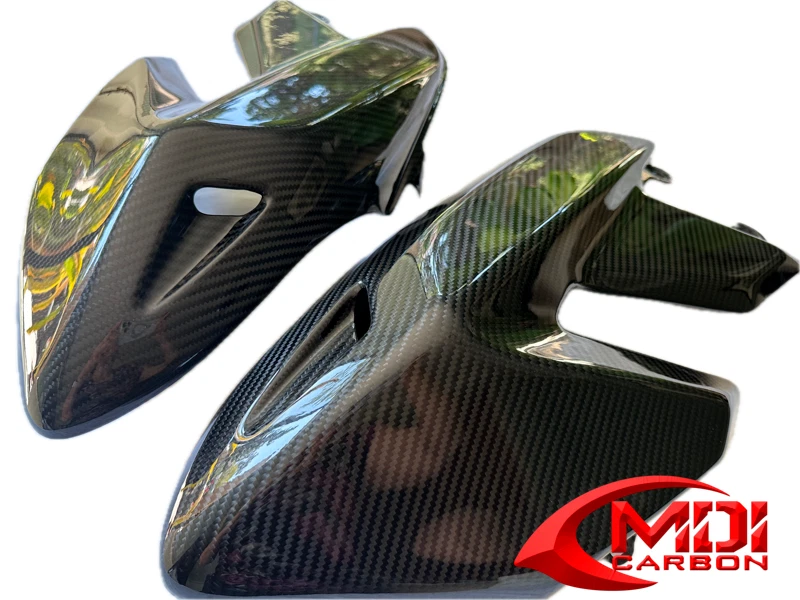 Carenado del panel lateral de la carrocería Ducati Hypermotard 796 1100 2007-2012 100 % fibra de carbono Foto 4 de 4