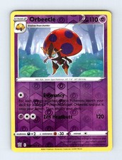 Carta Pokemon Orbeetle 065/163 rara stili di battaglia reverse holo giocata moderatamente