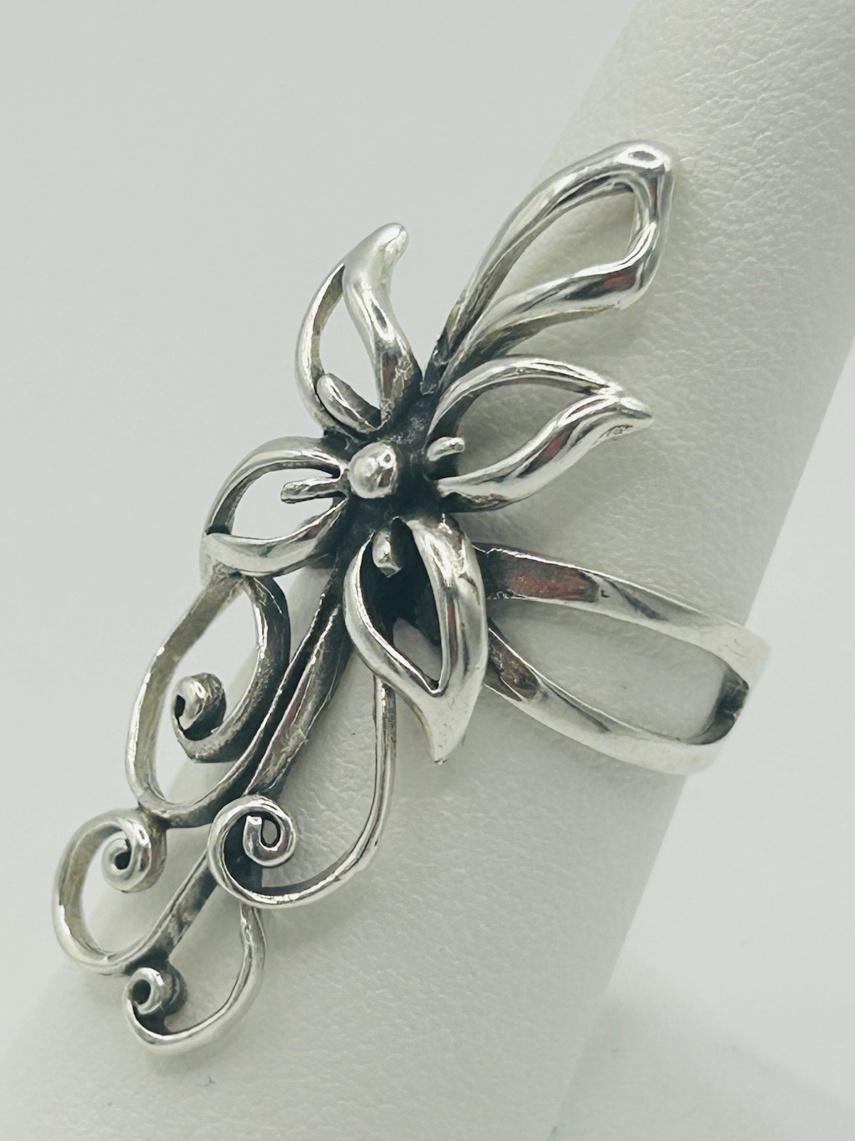 Vintage Solid Sterling Silver 925 Statement Bold … - image 3