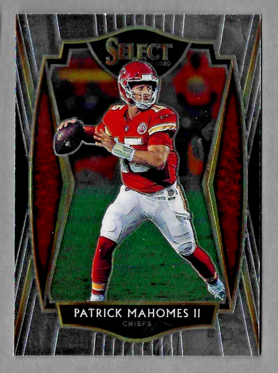 PATRICK MAHOMES ll 2020 SELECT PREMIER LEVEL FOOTBALL !!! CARD #130 CHIEFS