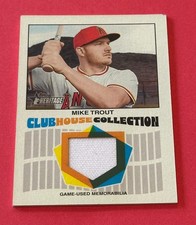 Mike Trout 2026 Topps Heritage Clubhouse Collection Jersey Patch Relic (Angels)