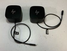  Lot of 2 HP HSN-IX01 USB-C Thunderbolt 120W G2 Docking Station, Black "H6D"