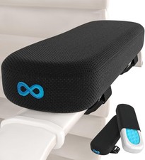 Office Chair  Wheelchair Arm Pads - Cooling Memory Foam Arm Rest Cover for D...