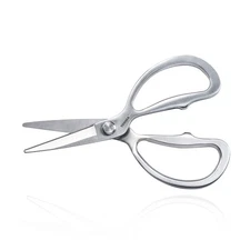 TONMA Kitchen Scissors All Purpose [Made in Japan] Solid Stainless Steel
