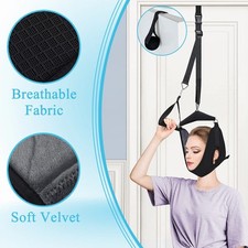Cervical Neck Traction Device Over Door Stretcher Brace for Neck Pain Relief