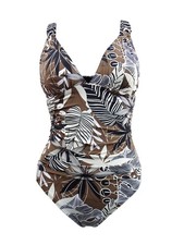 Bleu by Rod Beattie Women's Molded Cup One-Piece Swimsuit 4, Mahogany 