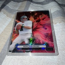 Wild Card Ron Jaworski 7 Card Studs Serial Numbered 2/4 CD7CG-RJ Football