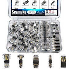 48PCS Wire Tap Connectors Kit 24-18 Awg,Wire Quick Connectors,Low Voltage Wire C