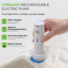 Low Noise Electric Vacuum Pump Portable Vacuum Bag Suction Pump  Travel