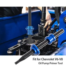 US Oil Pump Primer Tool Black Fits Chevy V6 V8 SBC 350 BBC 454 Small Big Block `