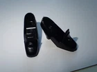 Vintage Barbie Doll Black Pilgrim Heels Shoes VERY NICE Japan