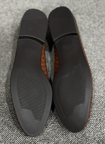 TROTTERS Women's Liz Loafer Brown Basketweave Leather T5158-580 Size 10.5 N - Picture 5 of 7