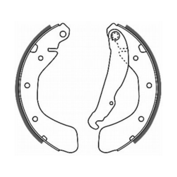 Bremsbackensatz Hinterachse FüR Opel Chevrolet Daewoo Astra F Stufenheck CC-image