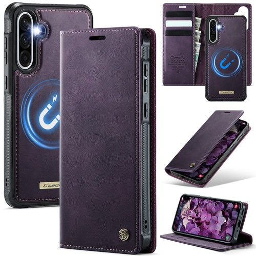 CaseMe For Samsung Magnetic 2 in1 Wallet Case w/Wireless Charging Function Cover - Picture 4 of 58
