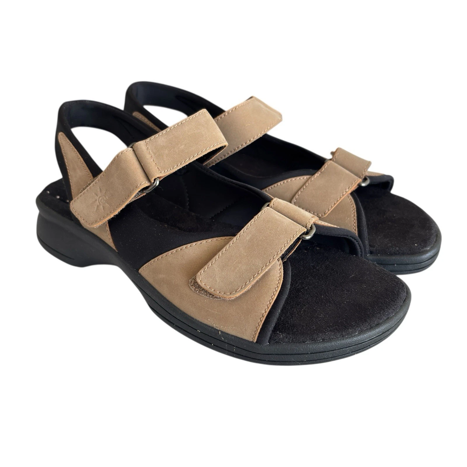 Clarks Springers sandali scarpa donna taglia 7 5 slingback regolabile comfort totale