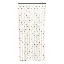 Natural Bamboo Beaded Curtain Colorful Boho Bamboo Beaded Window Doors Divider