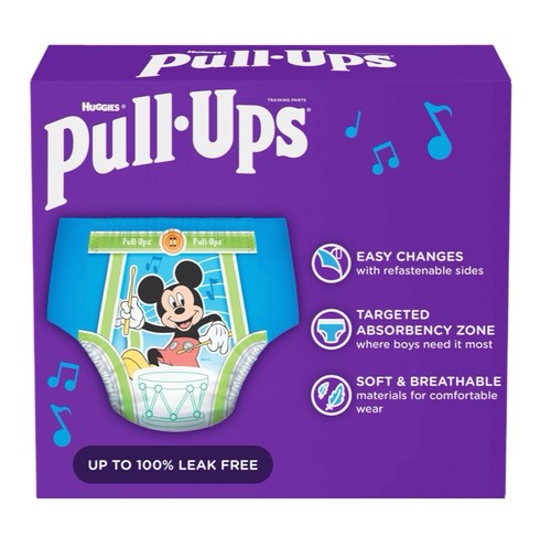 Pantaloni da allenamento Huggies Pull Ups per ragazzi taglia 3T/4T (32-40 libbre) numero 116 - NUOVI - Foto 3 di 4