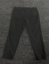 Lululemon Pant Men 35 (36x27) Black ABC Slim Trouser Warpstreme Stretch Athletic