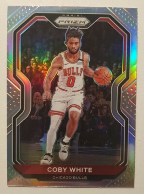 Panini 2020-21 Prizm - Coby White #3 - Silver Prizm - Chicago Bulls