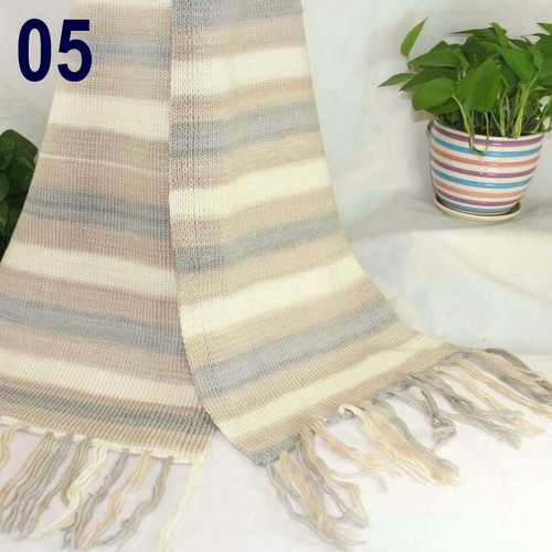 Sale 3Skeinsx50g Chunky Hand Wool Colorful Scarves Hand Knitting Crochet Yarn 05 - Picture 7 of 7