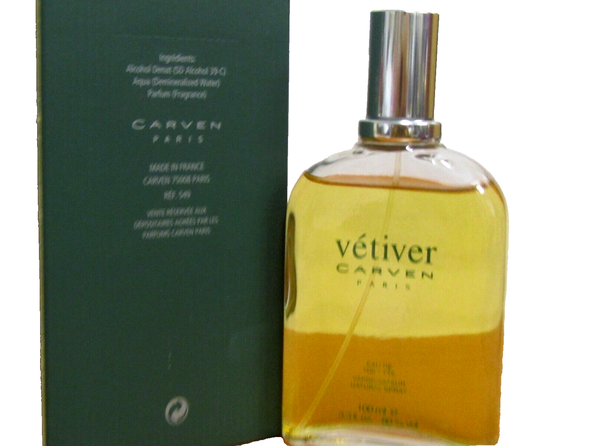 VETIVER CARVEN Men Cologne 3.3 oz/ 100 ml Eau De Toilette Spray