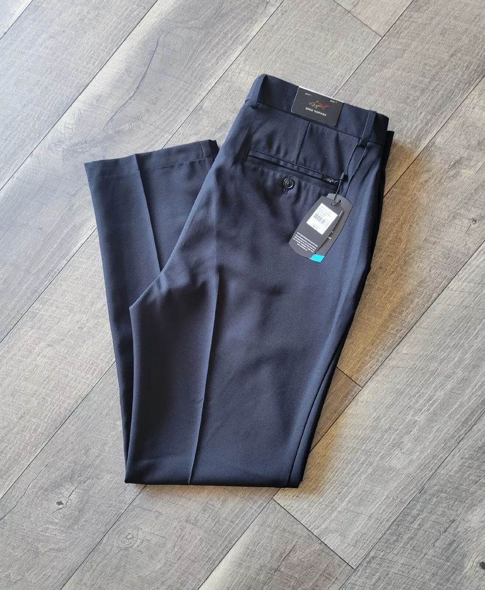 Greg Norman Black Classic Pro Fit Performance Golf Pants 34x30