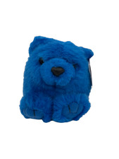 Vintage Puffkins Skylar Blue Bear 4 1/2" Swibco Plush Stuffed Animal NEW